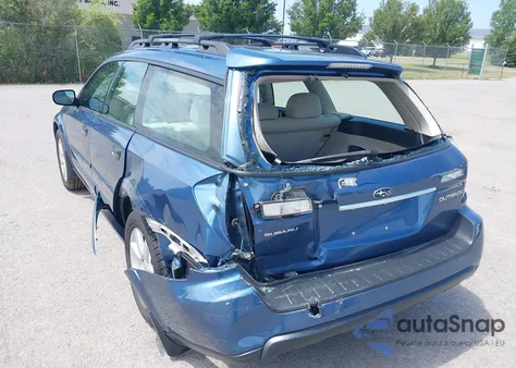 2007 Subaru Outback 2.5I z USA, uszkodzony, nr VIN 4S4BP61C977321595